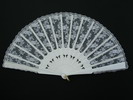 Wood and Silk Lace Fan for Bride 51.160€ #50032Y992